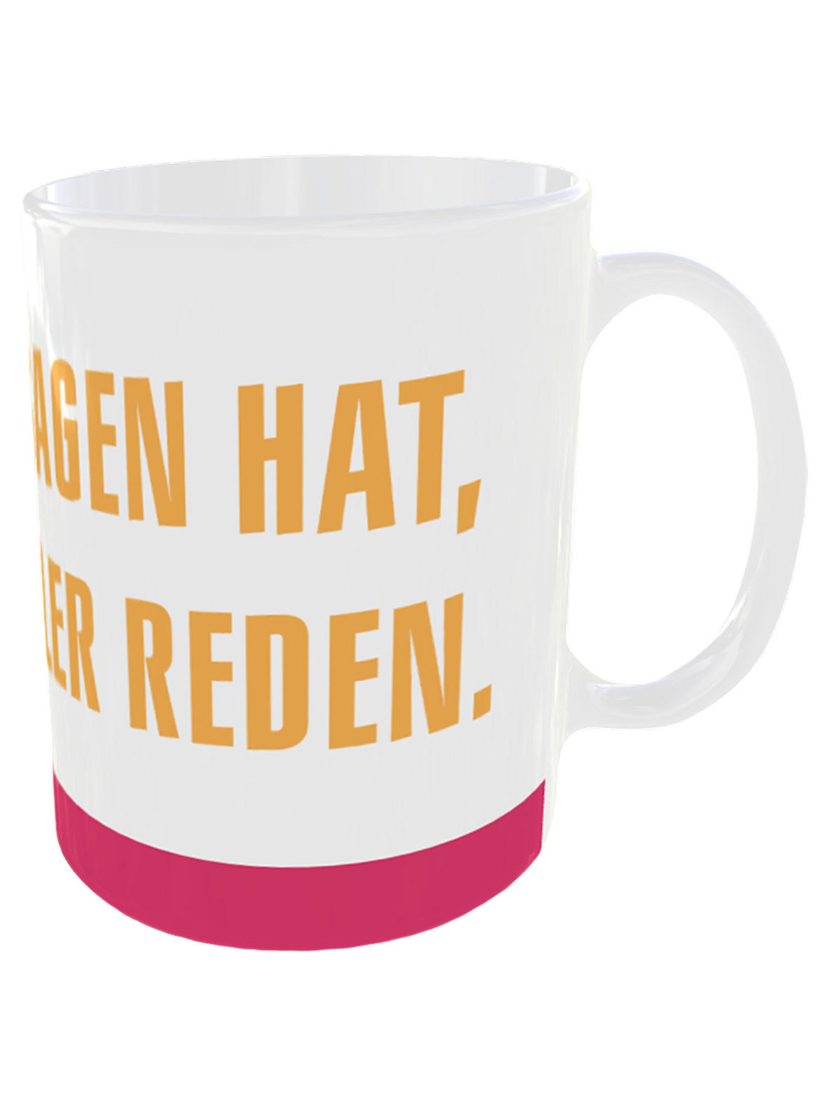 KAFFEEBECHER Ralf Schmitz Wer viel zu Sagen hat, muss schneller reden Mehrfarbig 320 ml - Multicolor, Keramik (0.32L) - United Labels