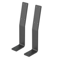 RÜCKENLEHNENHALTERUNG - Grau, Metall (5/34.5/10cm) - ML-DESIGN