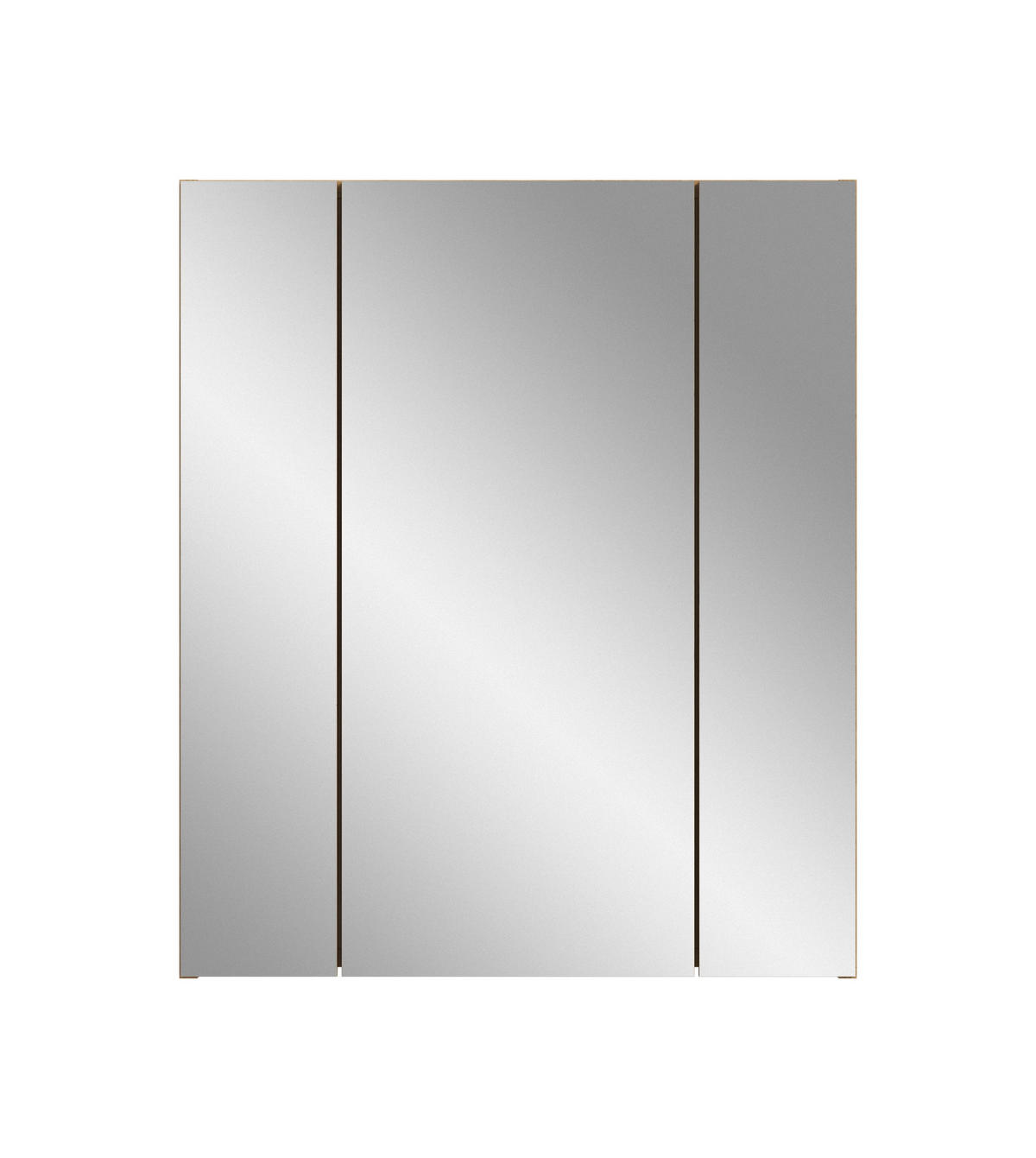 SPIEGELSCHRANK ICE (B/H/T: ca. 60/70/18 cm) in Artisan Oak Nachbildung/Artisan Oak Nachbildung - Eichefarben, Holzwerkstoff (60/70/18cm)