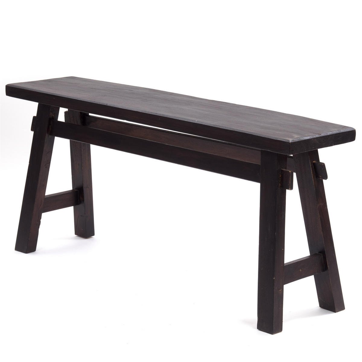 SITZBANK East 118 Mahagoni Recyclingholz massiv 03 dunkelbraun - Dunkelbraun, Holz (118/53/28cm) - DESIGN DELIGHTS