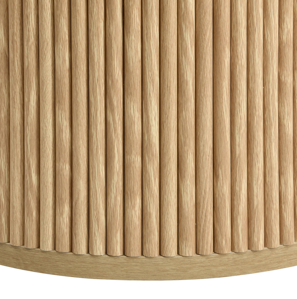 COUCHTISCH-SET aus MDF 60x60x38,5 cm und 30x30x56 cm Natur mit 3D-Streifenmuster - Naturfarben, Holzwerkstoff (60/60/38.5cm) - IVMEU