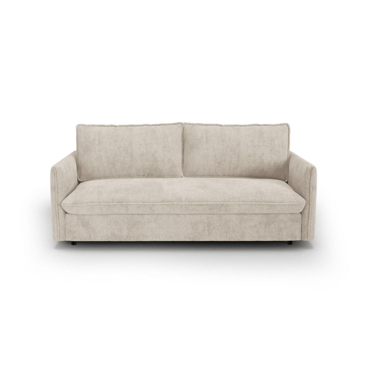 SCHLAFSOFA Express AVA Köpergewebe Beige 178cm - Beige, Textil (178/78/100cm) - Premium Interiors
