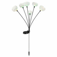 LED AUSSENLEUCHTE Edelstahl Schwarz - Schwarz, Metall (9.5/8/70cm) - Globo Lighting