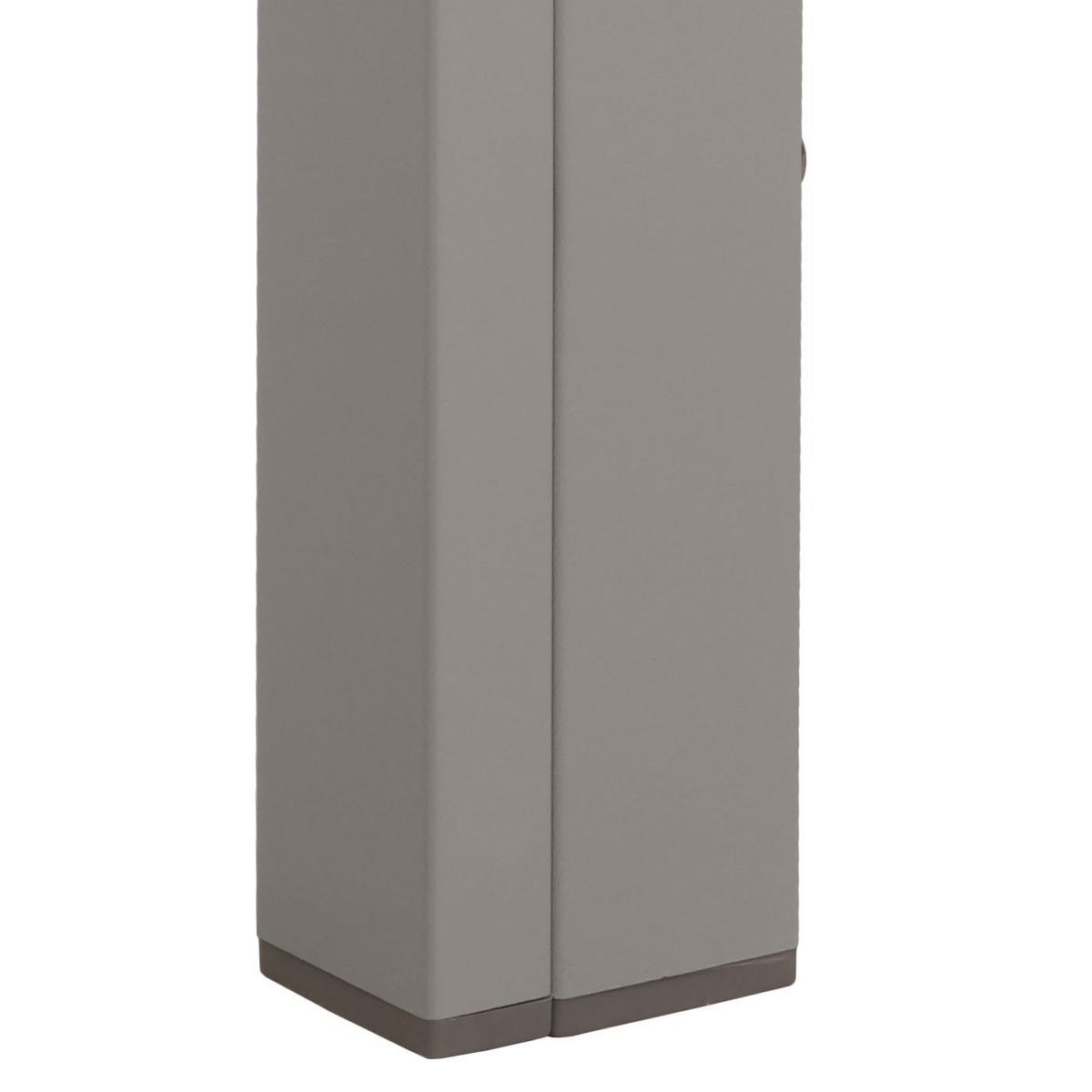 ALU-ESSTISCH 72x140x80cm wetterfest Hellgrau - Hellgrau, Metall (80/140/72cm) - CHEFGASTRO