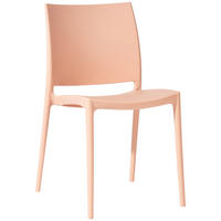 GARTENSTUHL Kunststoff Pfirsich - Pink, Kunststoff (42/81/49cm) - CLP