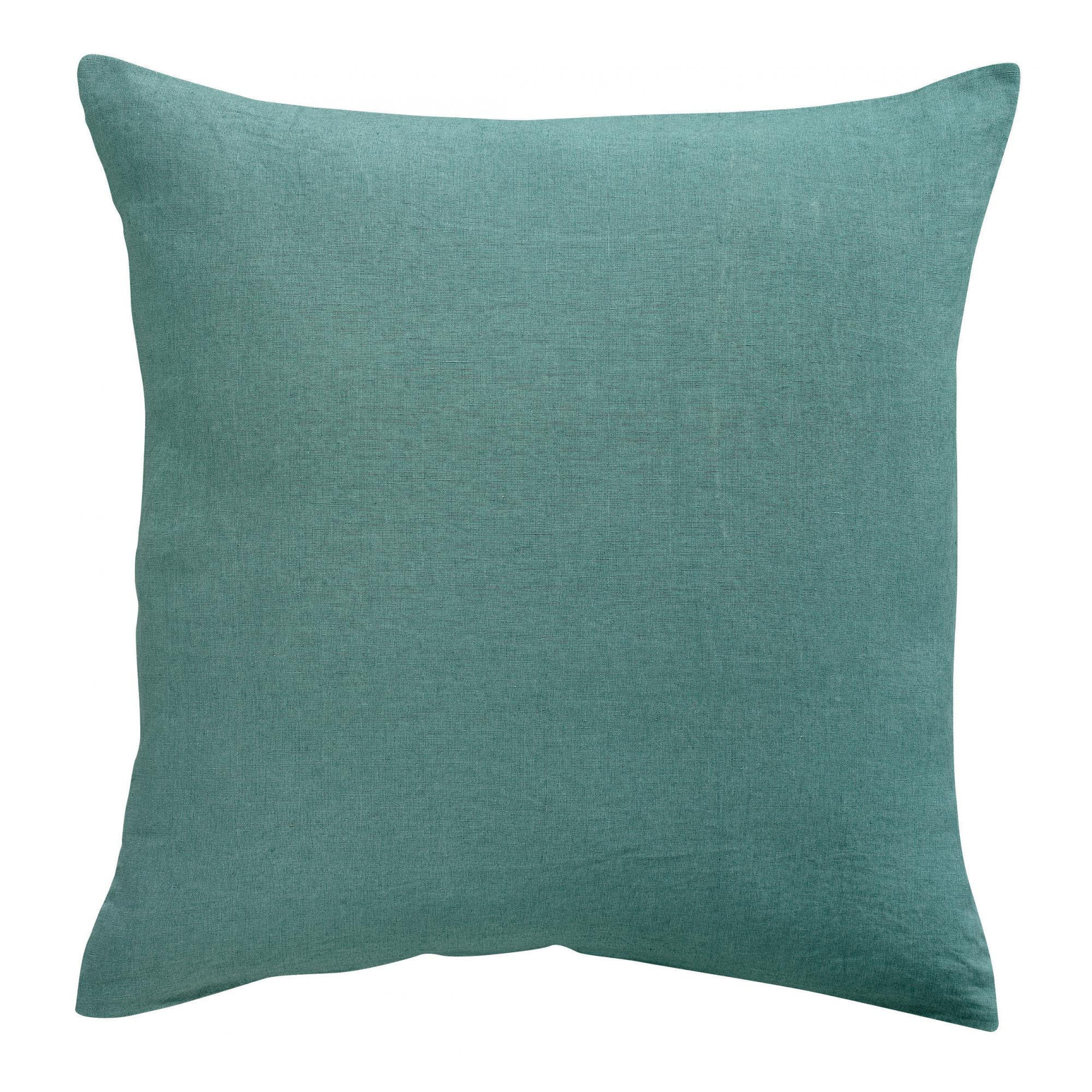 KISSENBEZUG Zeff prusse 65 x 65 cm - Petrol, Textil (65/65cm) - Vivaraise