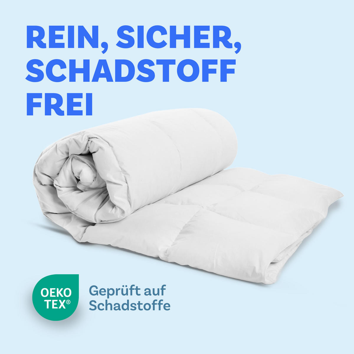BETTDECKE leichte Sommersteppbett - Weiß - 135 x 200 cm - ohne Bezug nutzbar - Weiß, Textil (135/200cm) - Bestlivings