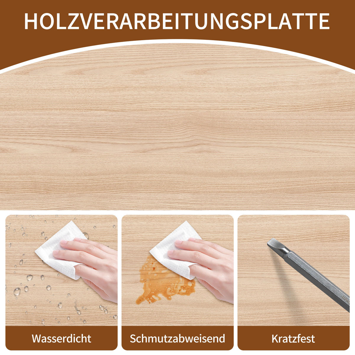 TV-SCHRANK 180 cm, weiß, LED tricolor Sensor, Feder-Schubladen, Holz braun/weiß, modern - Weiß, Holz (240/44/38cm) - EuroLiving