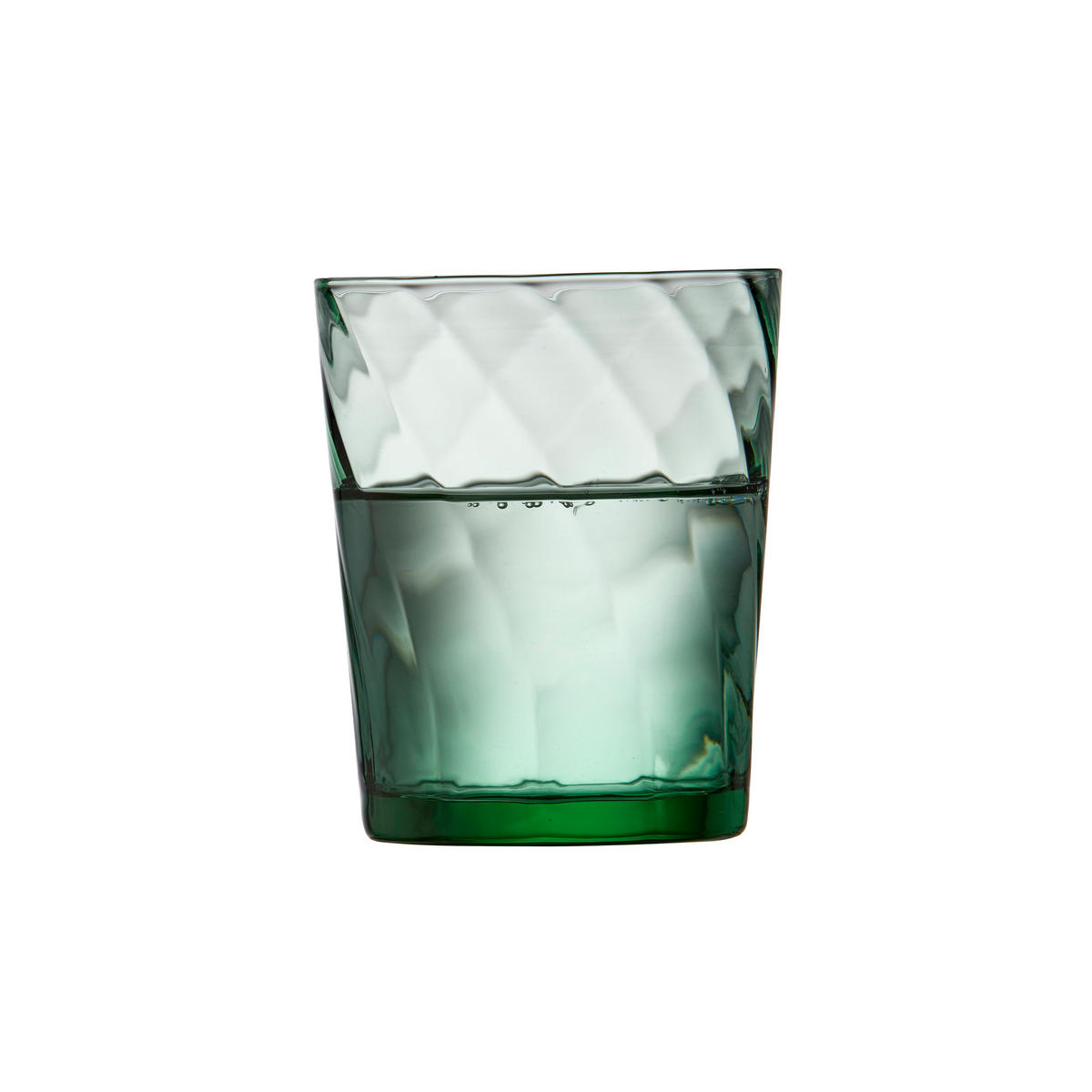 WASSERGLAS Vienna 4er Set, Glas, Grün, 300 ml - Grün, Glas (0.3L) - Lyngby Glas