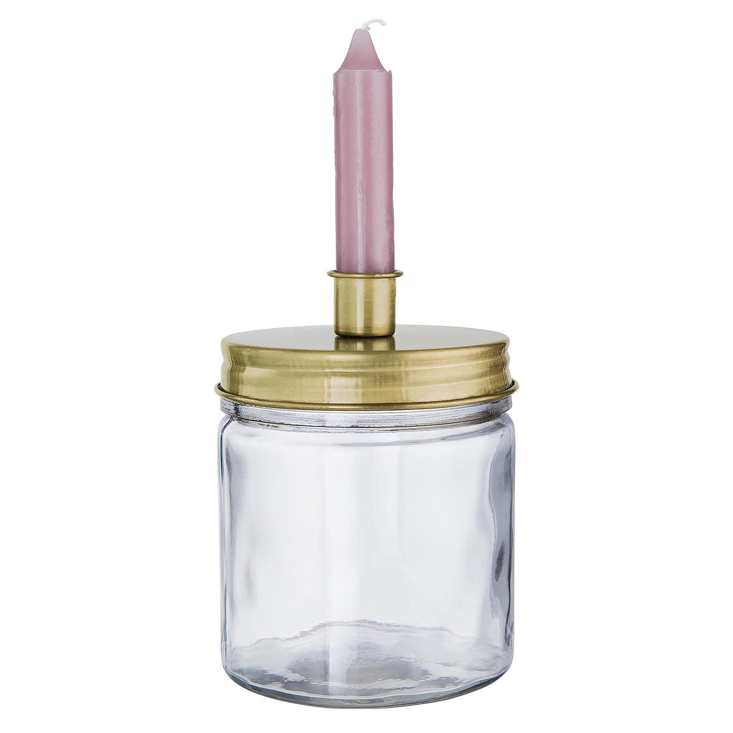KERZENHALTER (4er Set) Candle Jar - Goldfarben, Glas (11/15/11cm) - Butlers