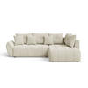 ECKSOFA Genoa Beige - Beige, Holz/Textil (266/190cm) - Graingold