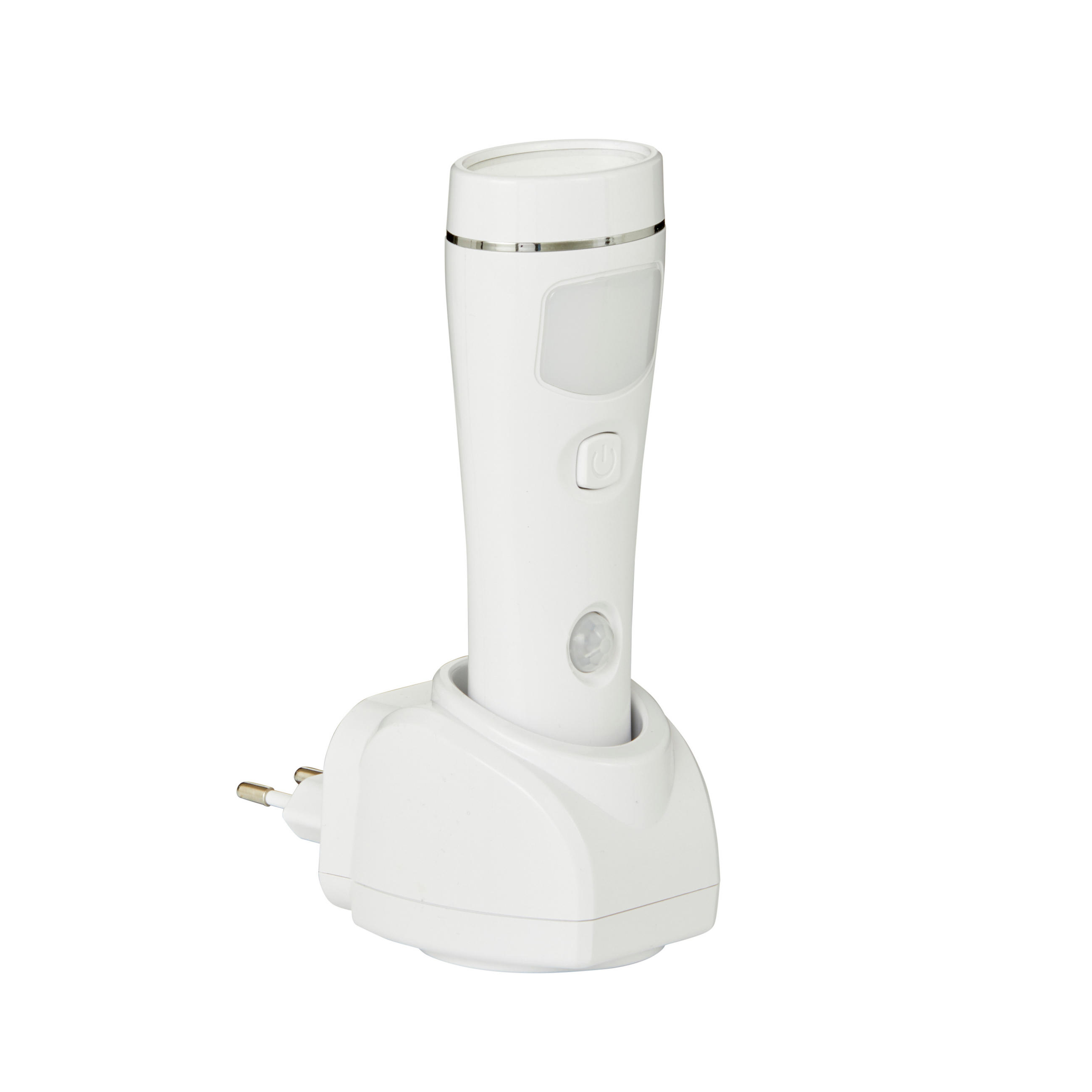 LED-NACHTLICHT - 4-in-1 Wandleuchte, Taschenlampe und Bewegungsmelder in Weiß für Kinderzimmer und Flur - Weiß, Kunststoff (3.6/5.2/16cm) - Northpoint