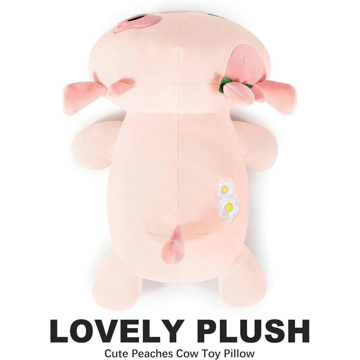 PLÜSCHTIER Kuh Hellrosa 30 cm - Rosa, Textil (20/30cm)