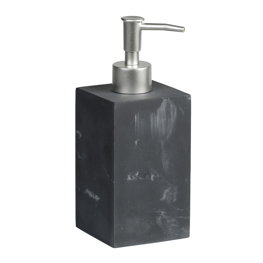 Kesper Seifenspender Schwarz 6.8x6x30.5 cm