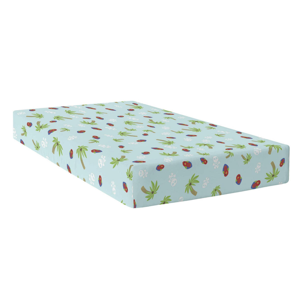 SPANNBETTTUCH pirata 105x200x32 cm mehrfarbig - Multicolor, Textil (105/200cm) - Happy Friday