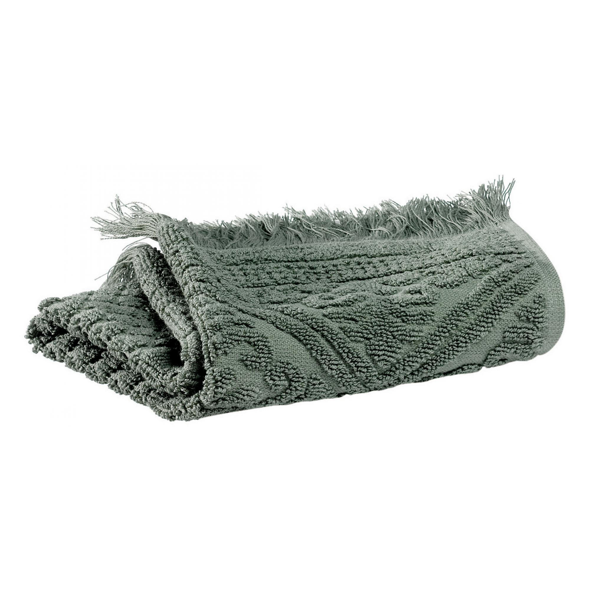GÄSTETUCH Zoé thymian 30 x 50 cm - Olivgrün, Textil (30/50cm) - Vivaraise