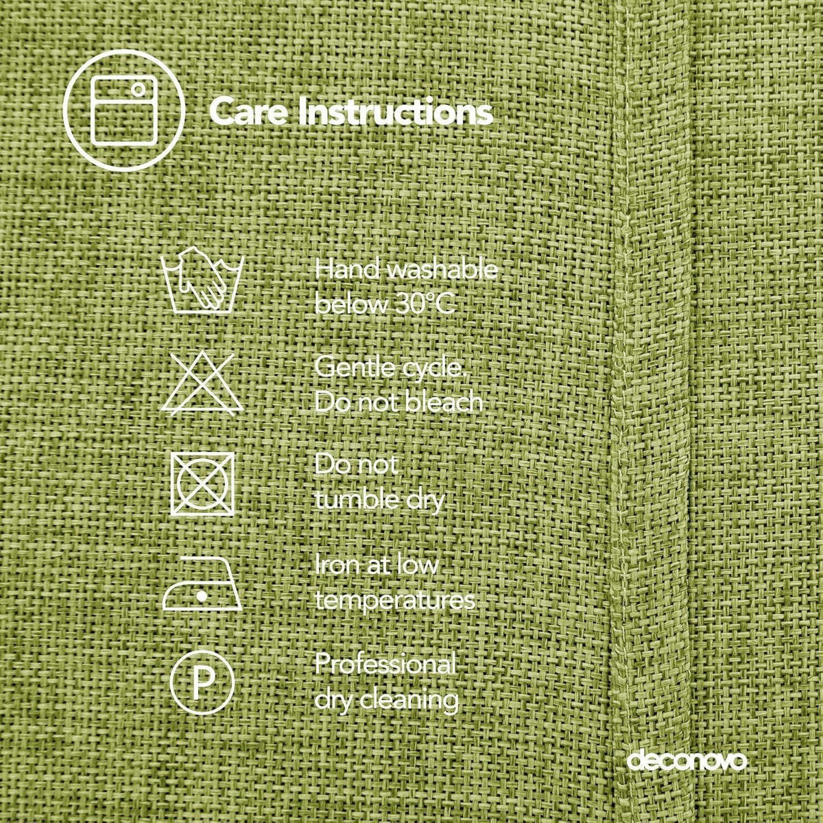 TISCHDECKE Leinenoptik Wasserabweisend Grün 130 x 280 cm - Olivgrün, Textil (280/130/1cm)