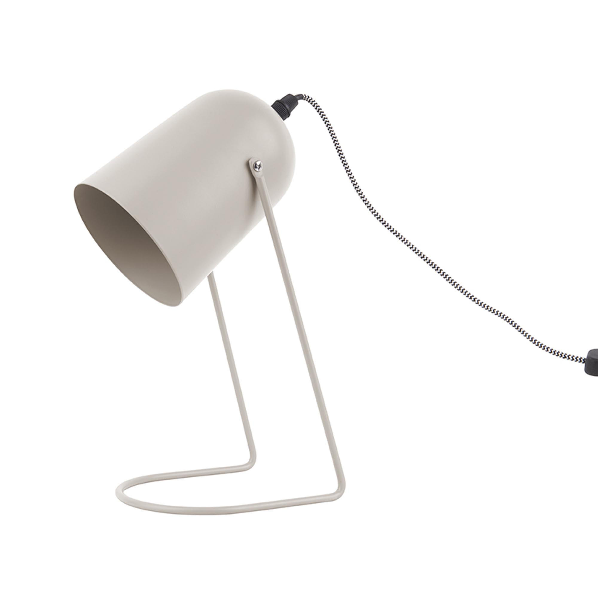 Leitmotiv Tischlampe Grau 18x30x18 cm