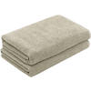 DUSCHTÜCHER, 2er-Set, 70x140 cm, 100% Baumwolle, Braun - Cappuccino, Textil (70/140cm) - Zollner