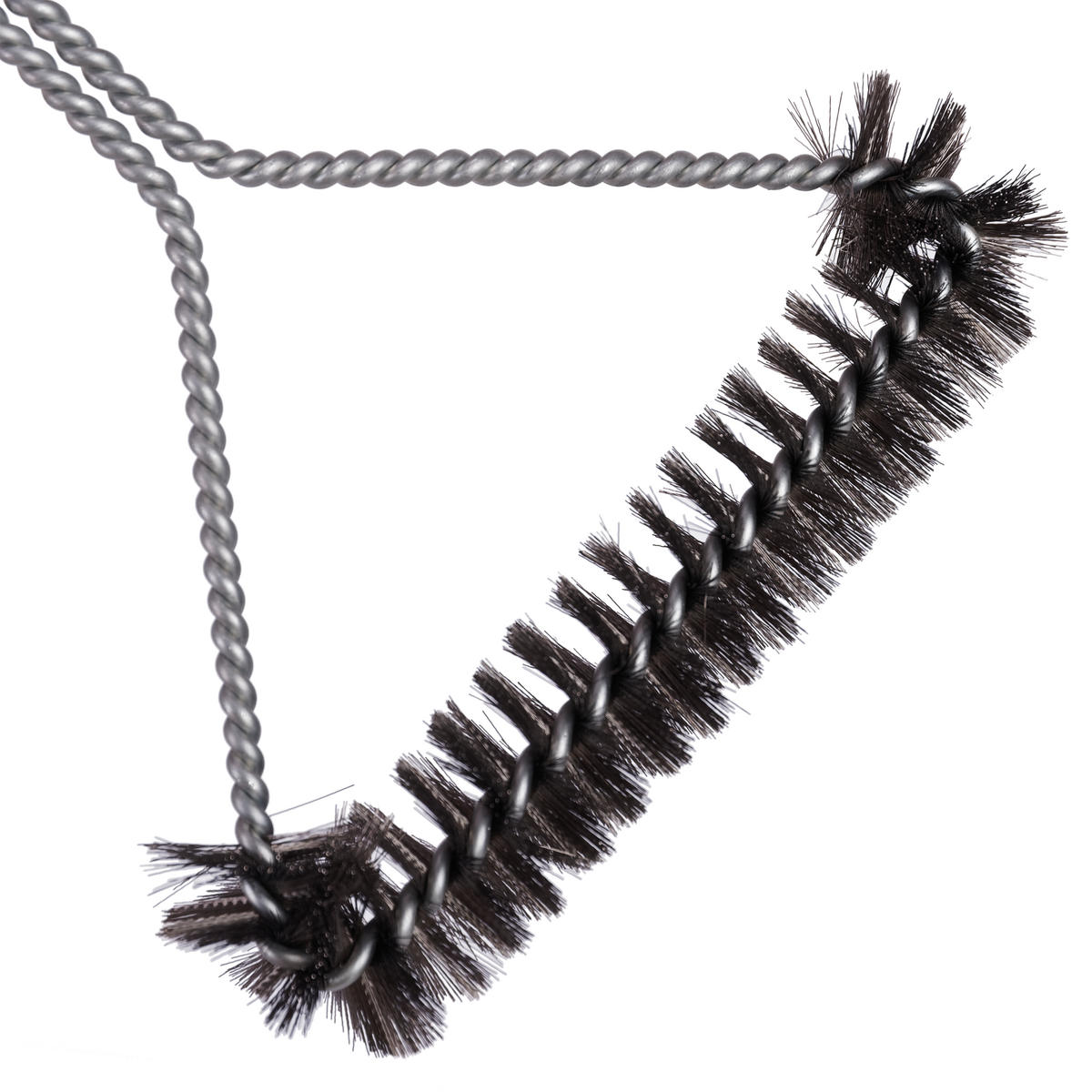 GRILLBÜRSTE Triangel Edelstahl - Schwarz, Metall (30.5cm) - Grillgott