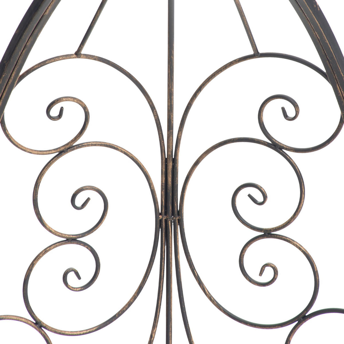 PAVILLON 120/58/178 cm Metall Bronze - Bronzefarben, Metall (120/178/58cm) - CLP