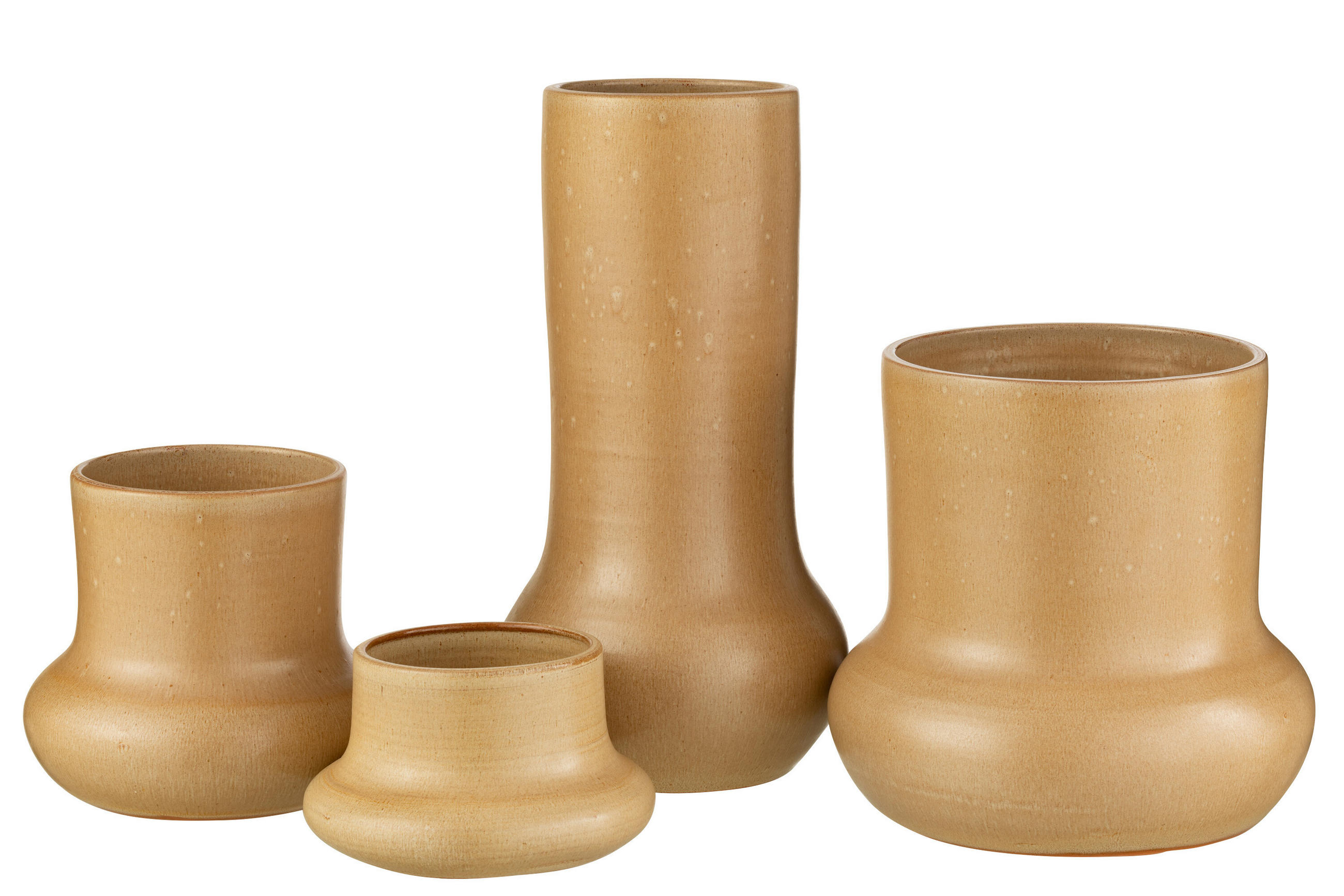 VASE ORGANISCH - Töpferei - Beige - 40 cm hoch - Beige, Keramik (40cm) - J-Line
