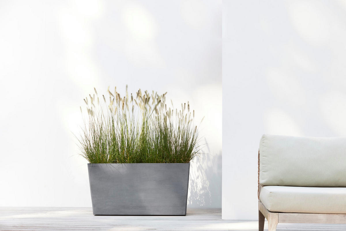 BLUMENTOPF Paris Wheels 100,5/39,6/51,8 cm Grau - Grau, Kunststoff (100.5/51.8cm) - Ecopots