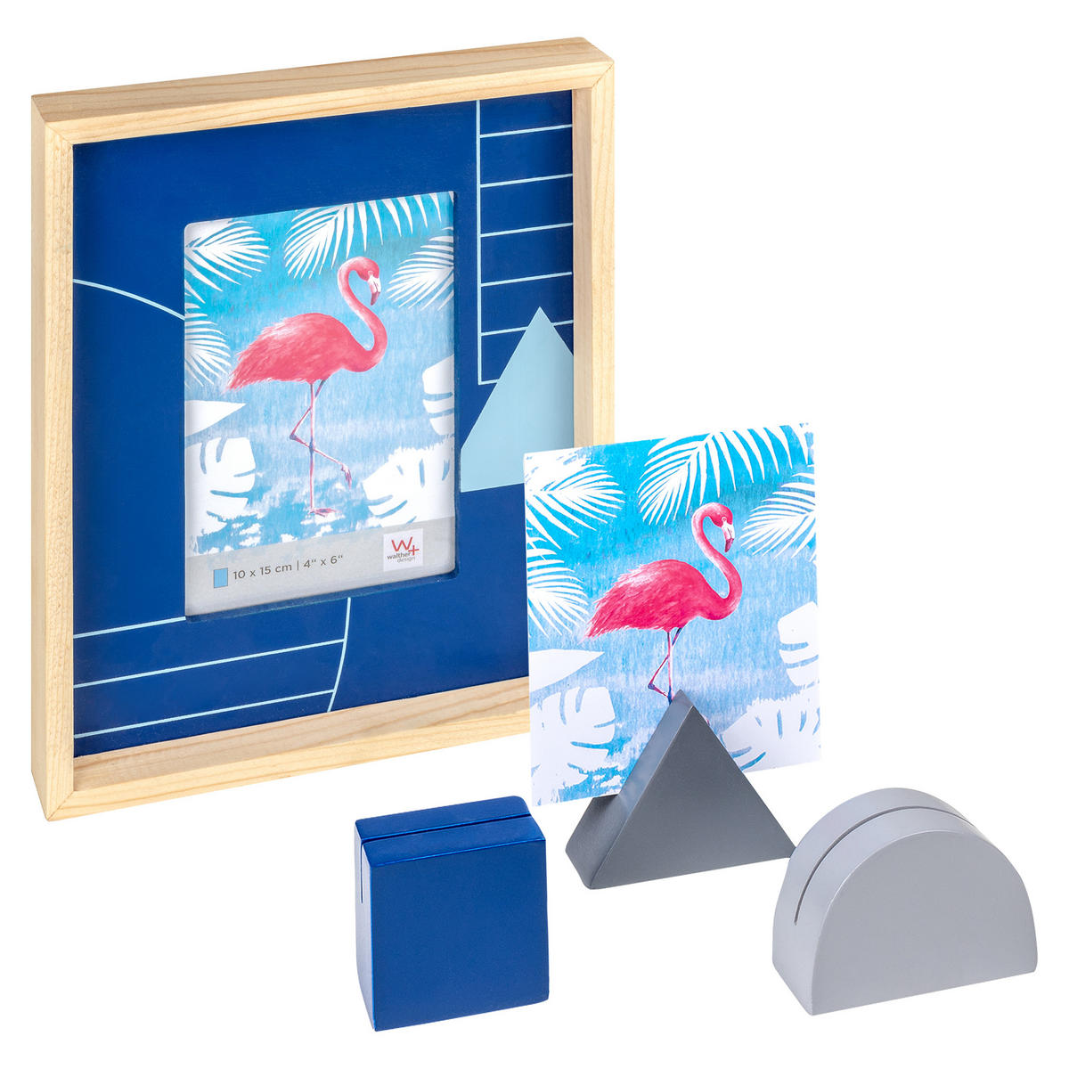 BILDERRAHMEN Geometrics Portraitr., 10x15 cm, natur - Naturfarben, Holzwerkstoff (19/24/2cm) - EMIX24