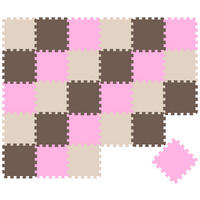 SPIELMATTE ab Null - 270/90 cm Puzzlematte Beige - Multicolor, Kunststoff (30/30cm) - Littletom