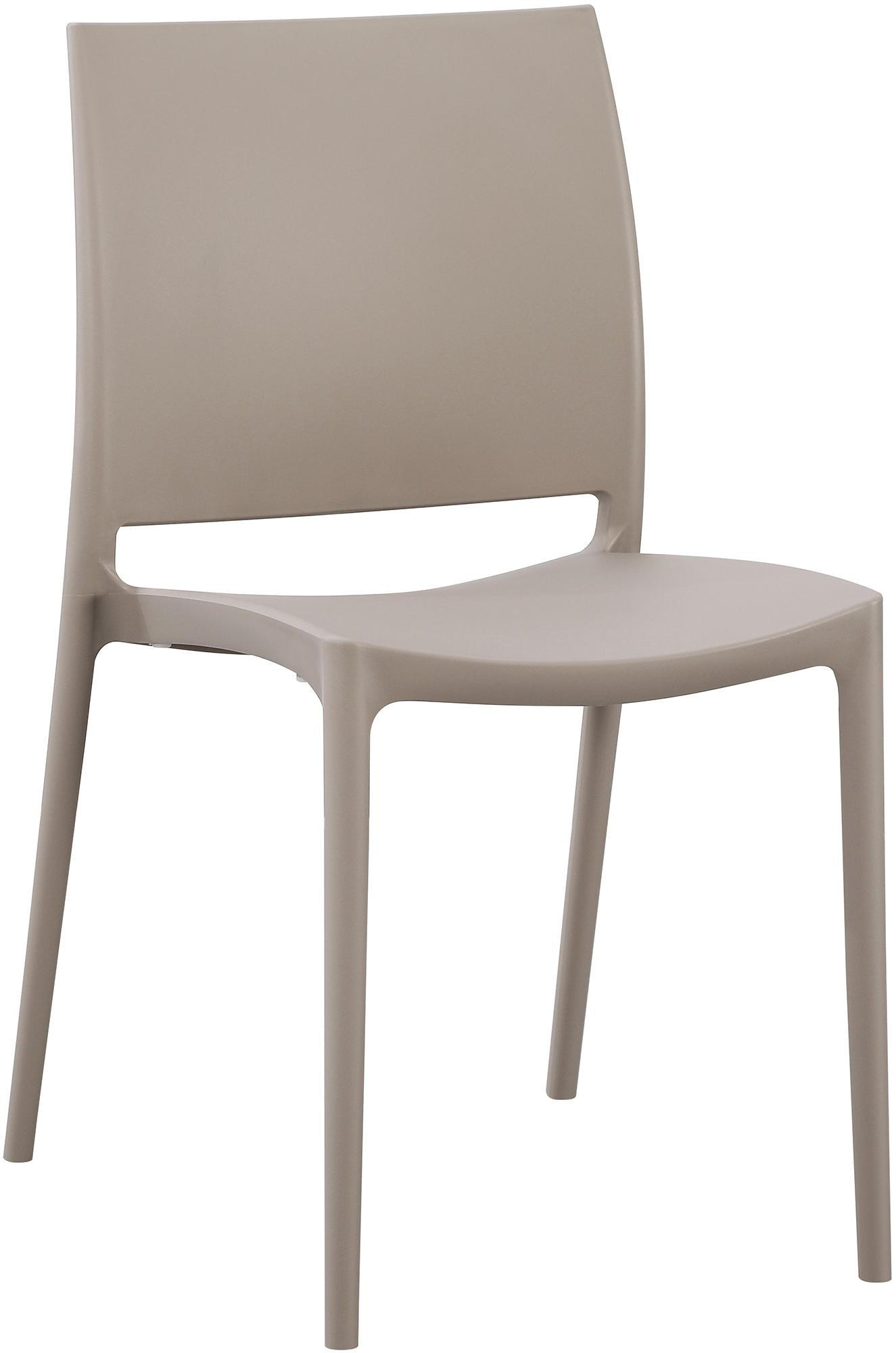 GARTENSTUHL Kunststoff Taupe - Taupe, Kunststoff (42/81/49cm) - CLP