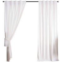 VORHANG 2ER SET MILANO HxB 280x135 cm Weiß - Weiß, Textil (135/280cm) - Gardinenbox