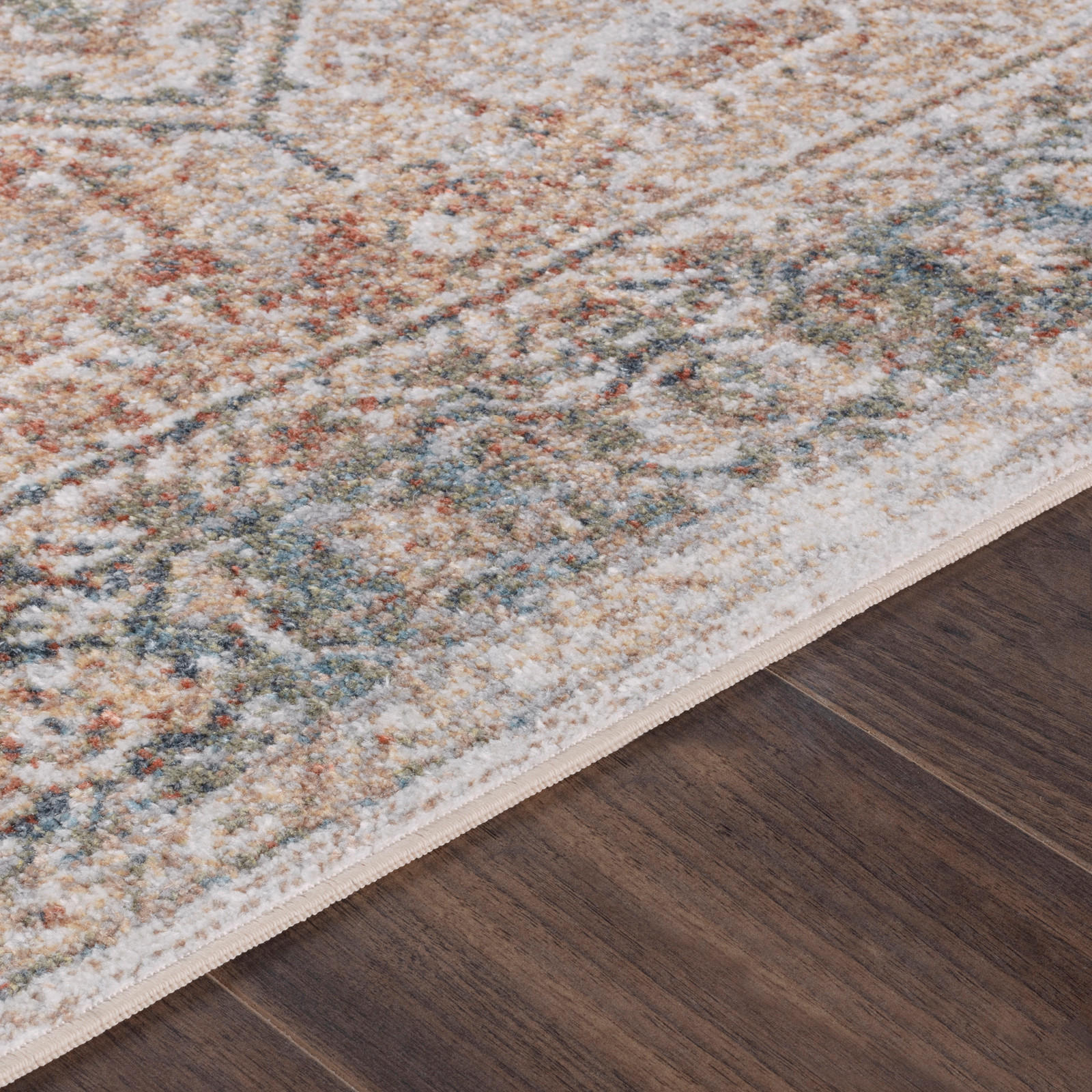 Thumbnail - Livabliss Teppich, Braun, Textil, Grafikmuster, Rund, 200x200 cm, Oeko-Tex® Standard 100, in verschiedenen Größen erhält...