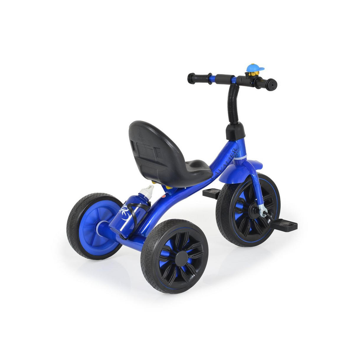 DREIRAD Cavalier Lux blau Flaschenhalterung mit Trinkflasche EVA-Reifen - Blau, Metall (72/46/62cm)