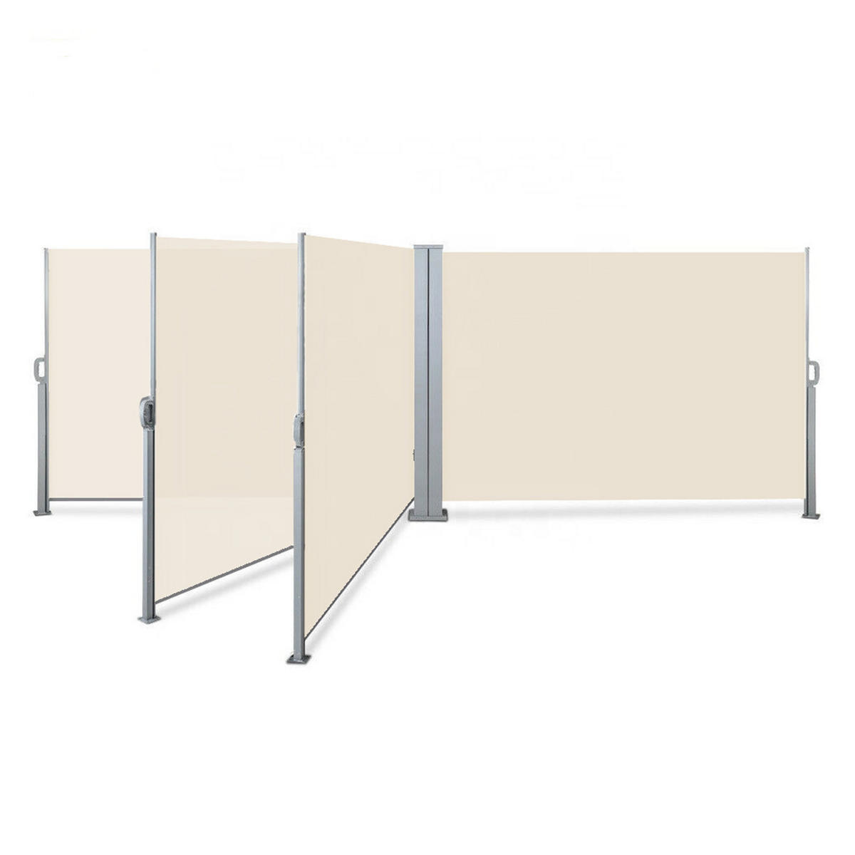DOPPELSEITENMARKISE 600x200 cm Beige - Beige, Kunststoff (600/200/8.7cm) - SVITA