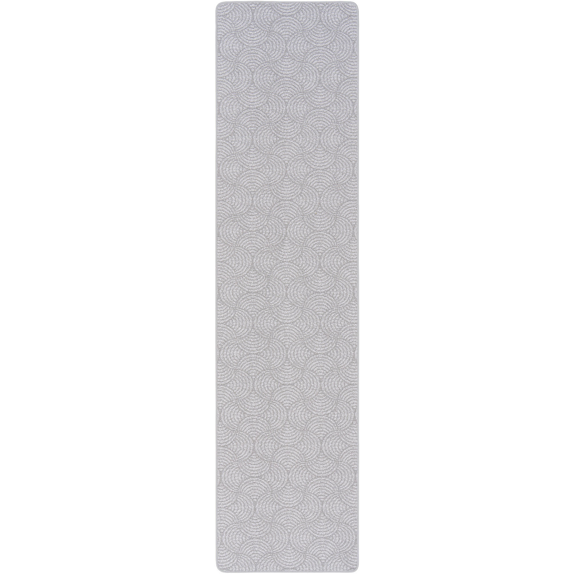 LÄUFER FEINSCHLINGE DESIGNER TEPPICH CIRCLE - Grau, Textil (80/200cm) - Snapstyle