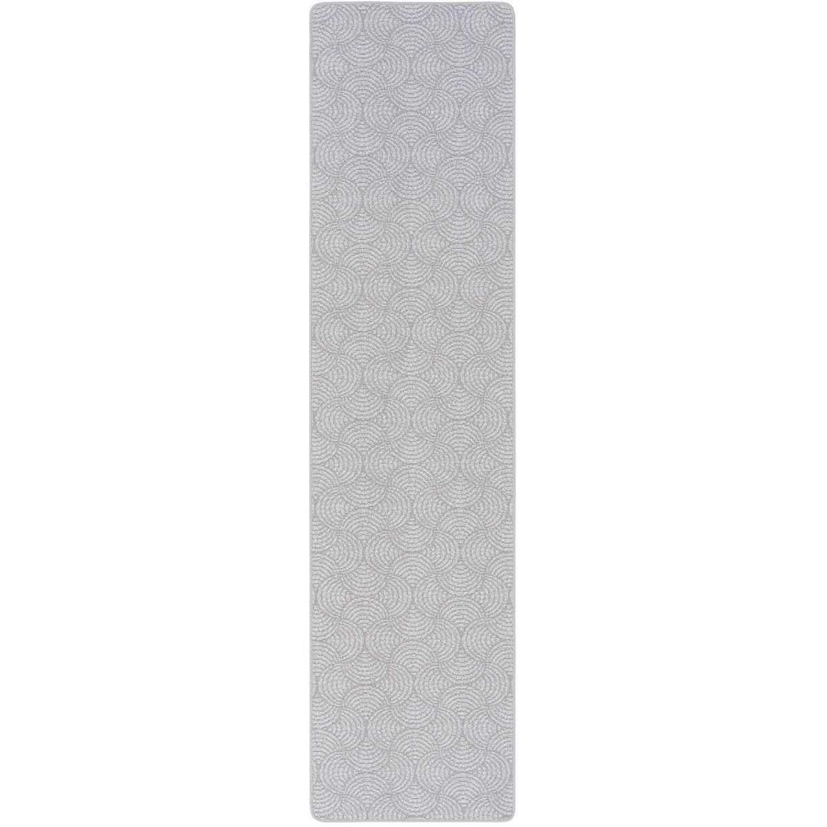 LÄUFER FEINSCHLINGE DESIGNER TEPPICH CIRCLE - Grau, Textil (100/300cm) - Snapstyle