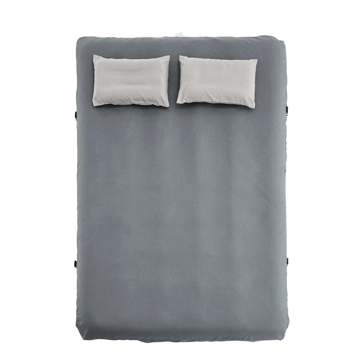LUFTBETT mit integrierten Kissen OGS32-II-L-HG-P01 - Ahornfarben, Fell (137/191cm) - SoBuy