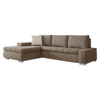 ECKSOFA Orkan Mini Premium - Hellbraun, Holz/Textil (265/185cm) - MIRJAN24