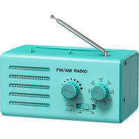 RADIO – FM/AM – Lautsprecher-/Kopfhöreranschluss/USB-Netzteil – Grün - Grün, Kunststoff (16/8.1/7.9cm) - DCA
