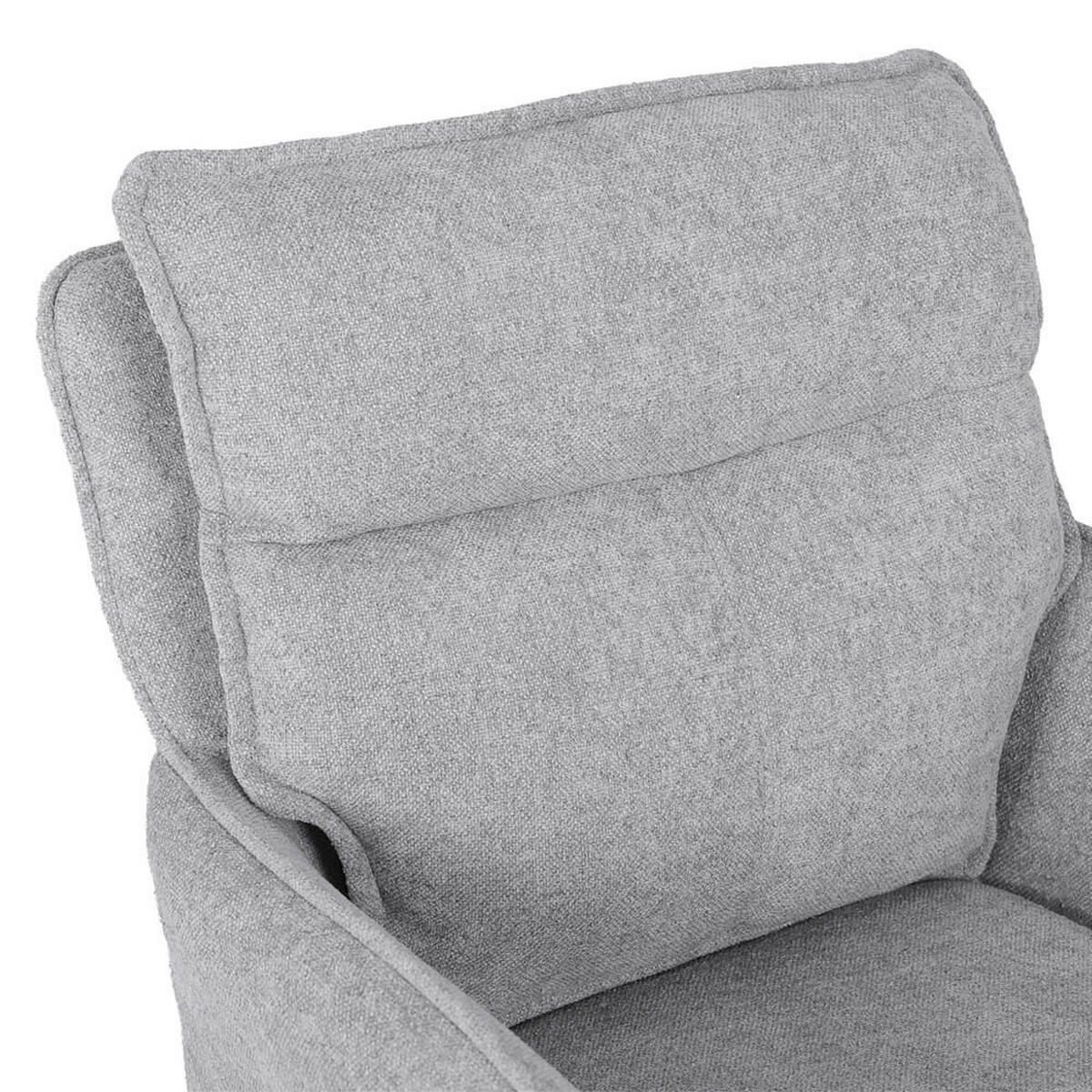 BÜROSTUHL aus Webstoff CORA - Grau - Grau, Kunststoff (60/100/70cm) - Home Deluxe