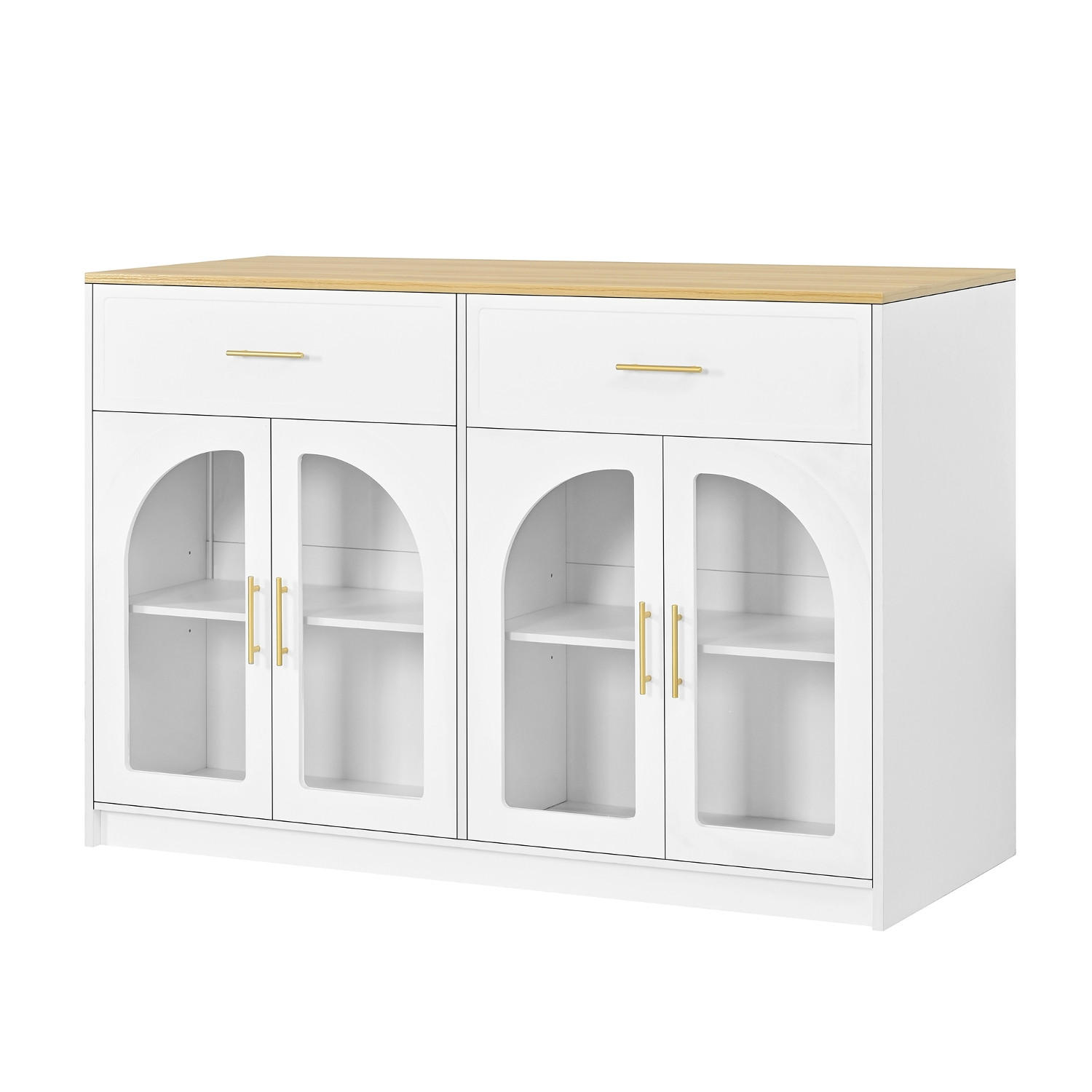 KÜCHENINSEL Mit LED-Beleuchtung, Freistehender , Für Esszimmer Und Küche, 135/55/91 cm - Weiß, Holzwerkstoff (55/91/135cm) - Rolipo