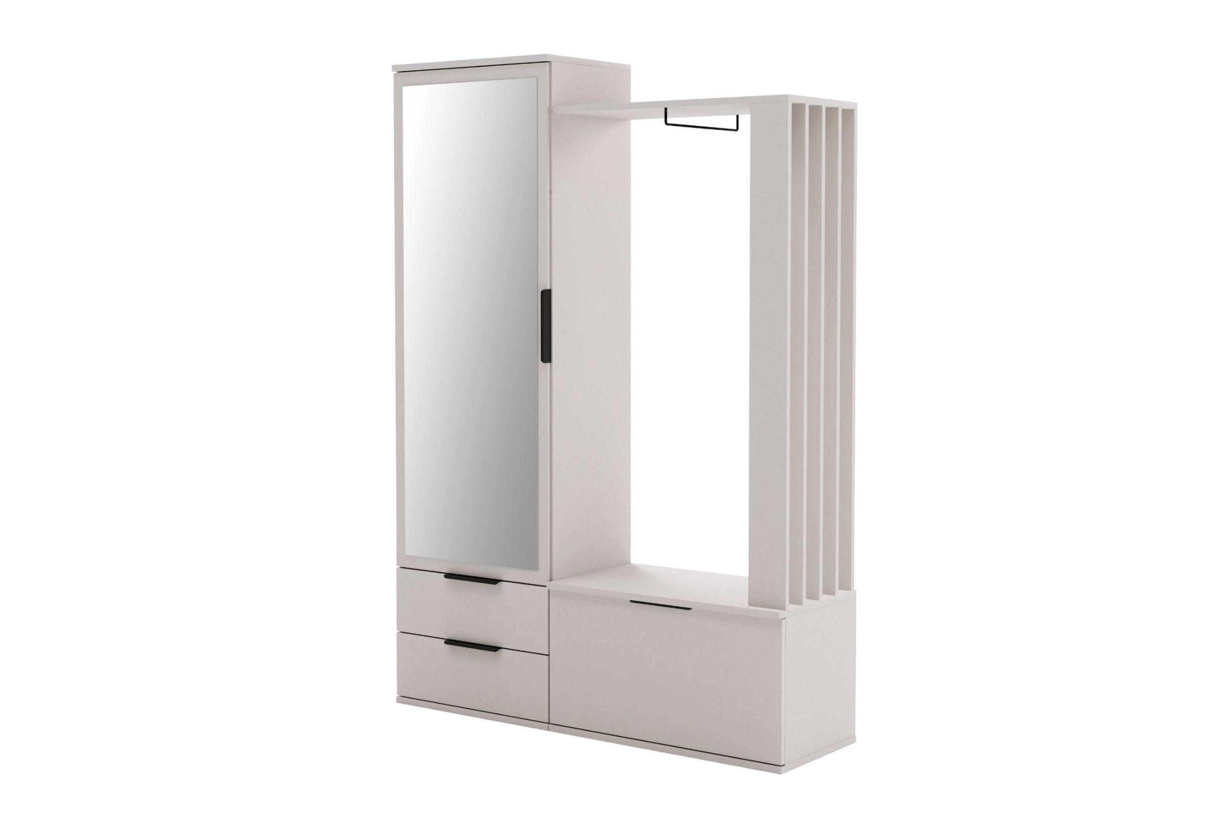 GARDEROBE GALLO 140/200 in Kaschmir - Kaschmir, Holzwerkstoff (140/200/43cm) - Deine Möbel 24
