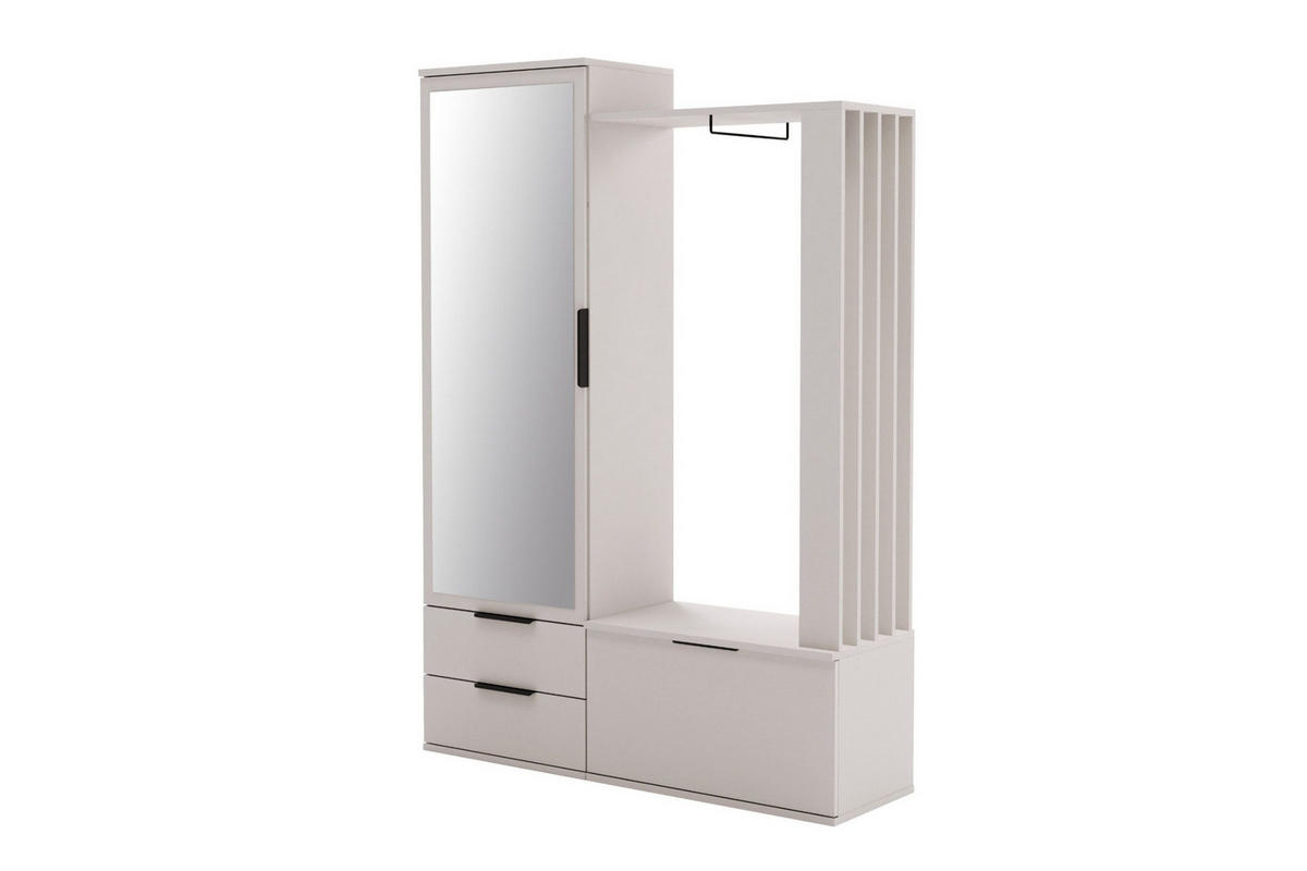 GARDEROBE GALLO 140/200 in Kaschmir - Kaschmir, Holzwerkstoff (140/200/43cm) - Deine Möbel 24