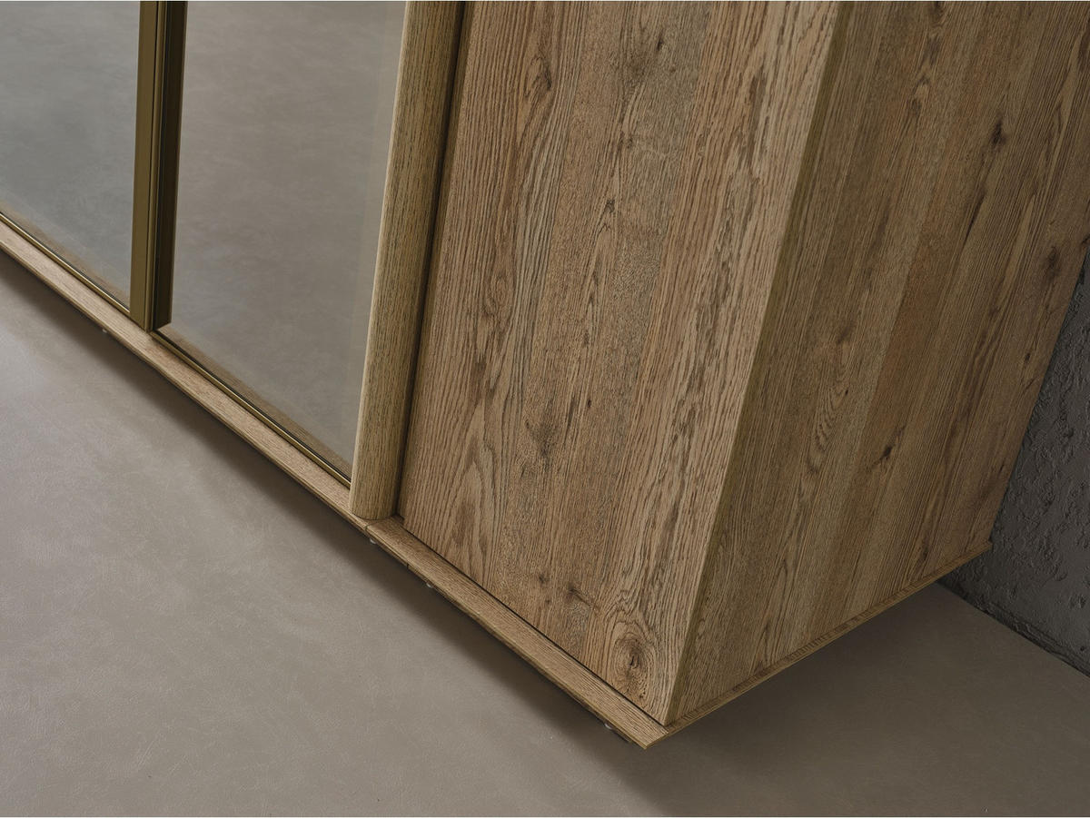 KLEIDERSCHRANK Anka 4 trg. - Creme, Holzwerkstoff (180/217/62cm)