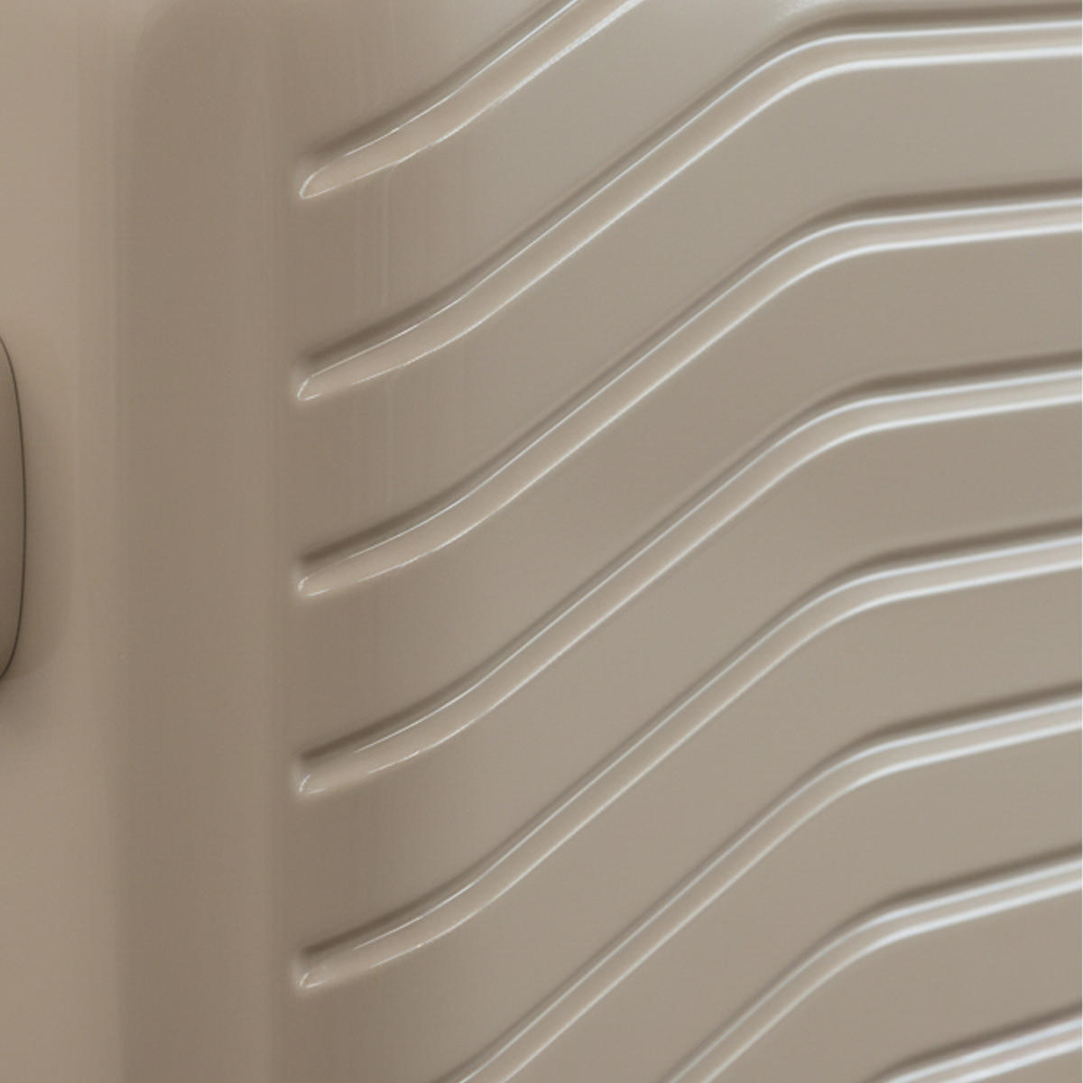 2-TLG.KOFFERSET - Beige, Kunststoff (42/65/25.5cm) - Relaxdays