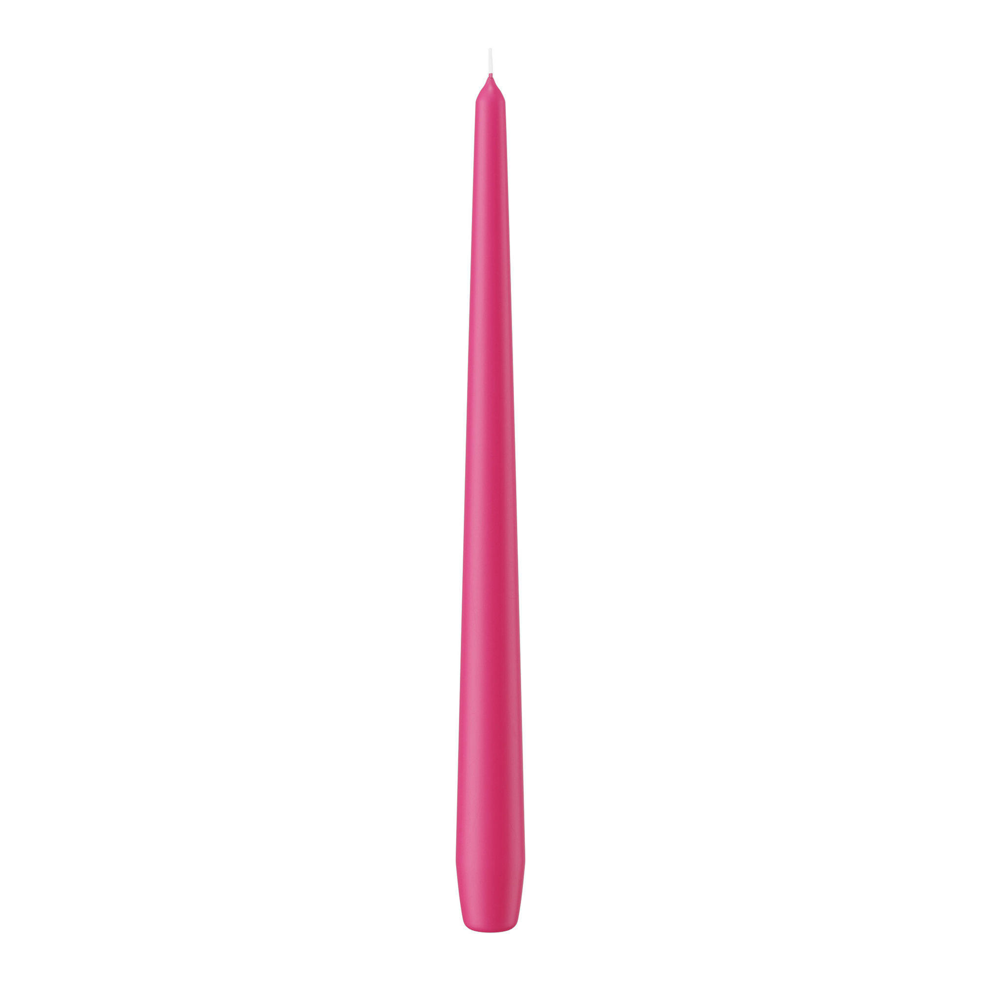 SPITZKERZEN Pink 300 x Ø 25 mm, 12 Stück - Pink, Paraffin (2.5/30/30cm) - Wiedemann Kerzen