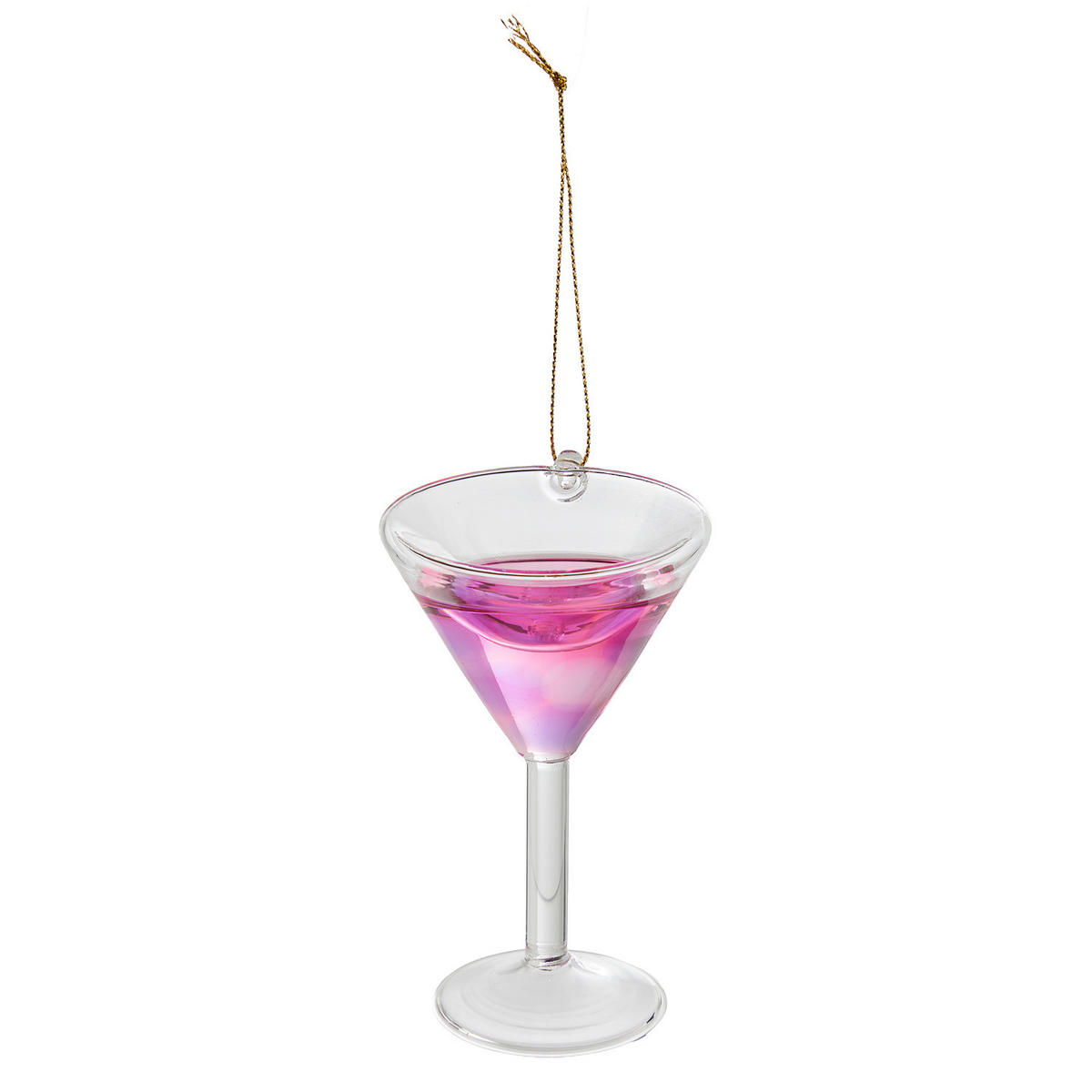 ANHÄNGER HANG ON Cosmopolitan - Pink, Glas (6/10/6cm) - Butlers