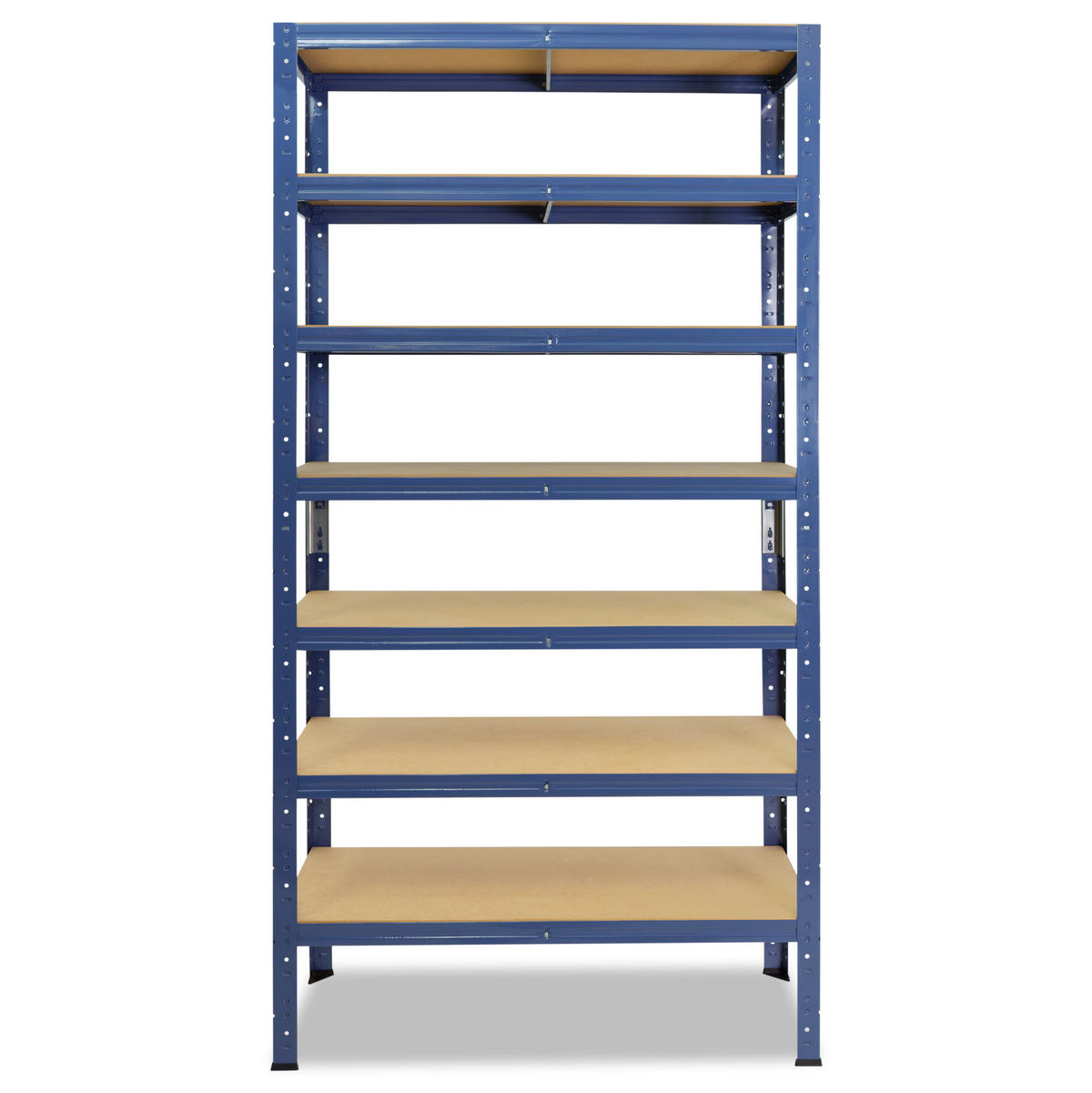 SCHWERLASTREGAL HOME 230x110x50 cm in blau mit 7 Böden und 125 kg Traglast pro Boden - Blau, Metall (110/230/50cm) - shelfplaza