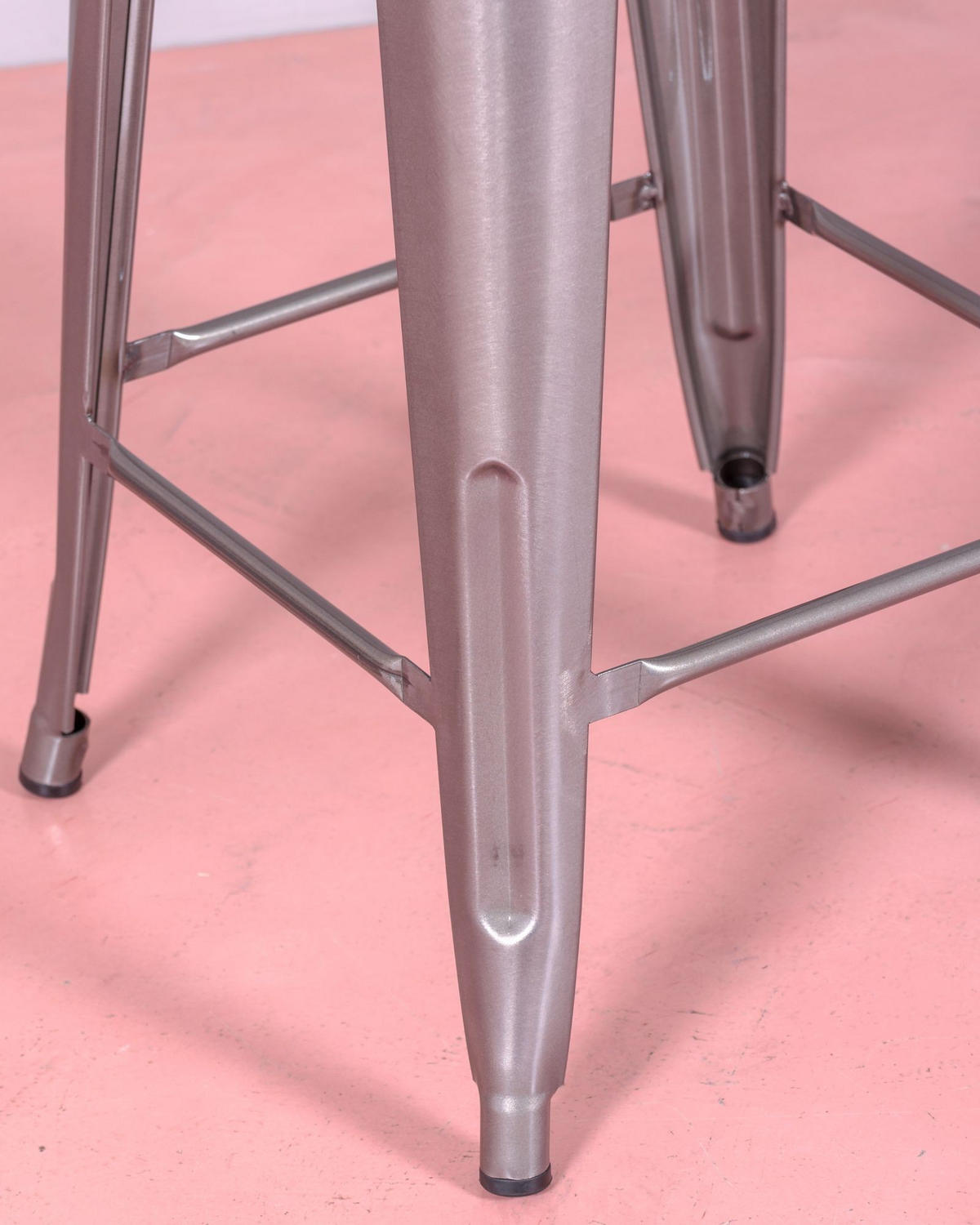 HOCKER Metall Alufarben - Alufarben, Metall (41/88/39cm) - Nest Dream