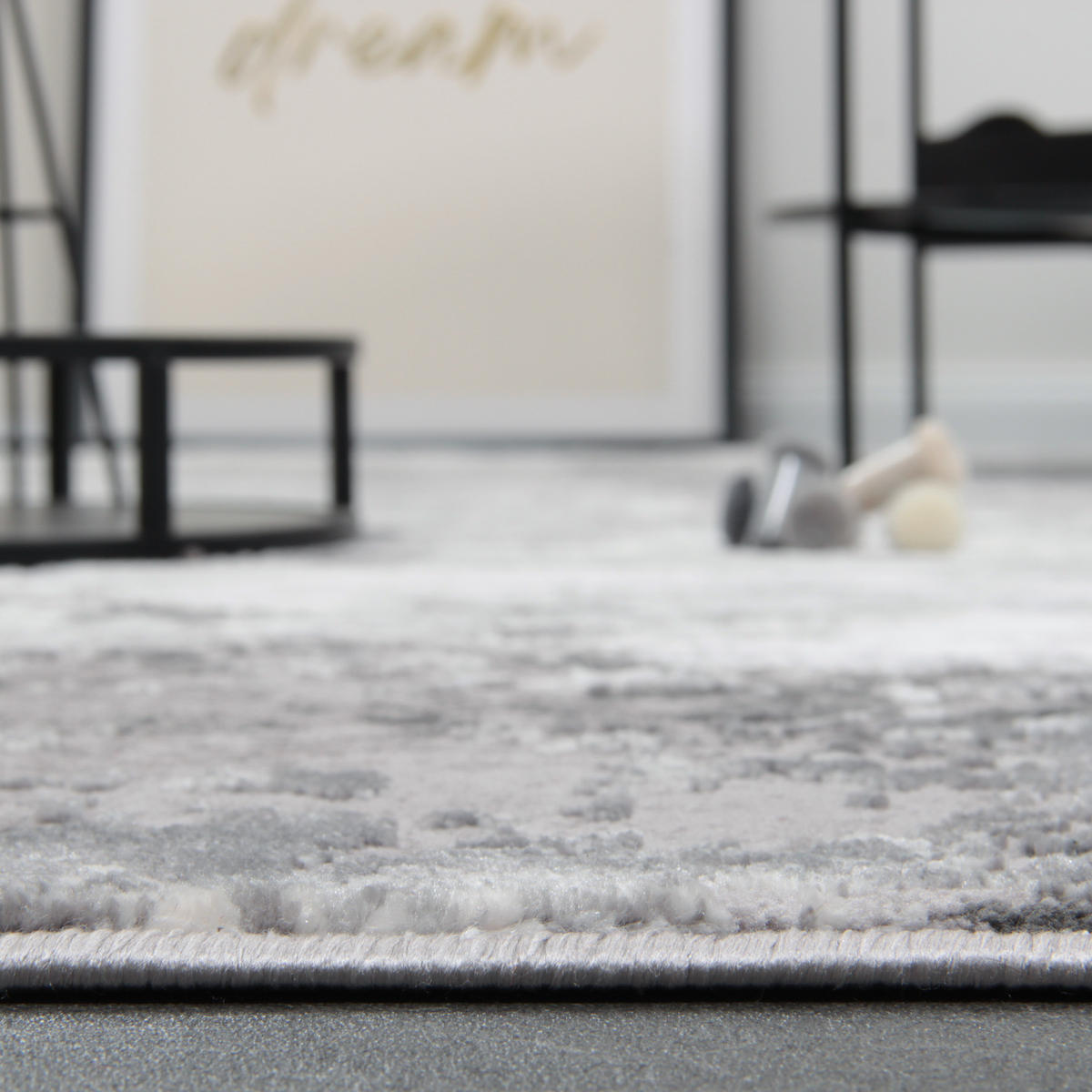 VINTAGE-TEPPICH ALEGRA 120/170 cm Grau - Dunkelgrau, Naturmaterialien/Textil (120/170cm) - Consilio Concept